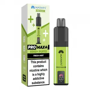 Fresh Mint Hayati Pro Max Plus 6K Disposable Vape 20mg